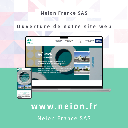 Ouverture de notre site web